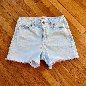 Universal Thread Vintage Midi Cutoff Shorts Light Wash Size 0/25R